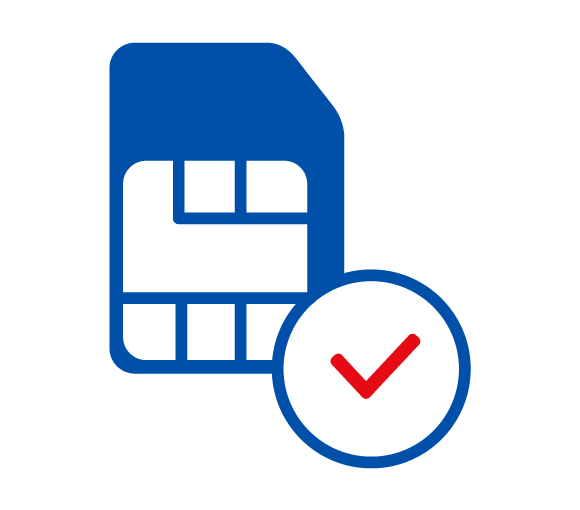 Icon: SIM-Karte registrieren