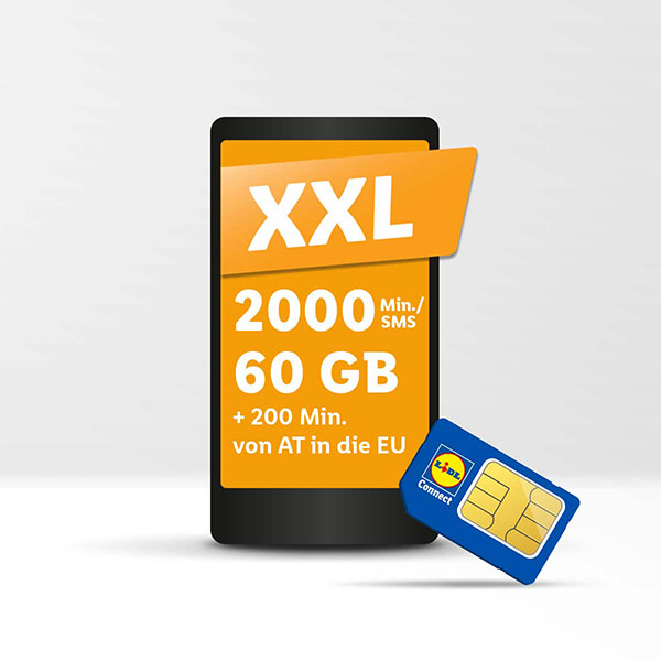 Connect mit Tarif Lidl SIM-Karte - XXL