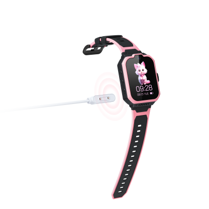 ZTE Kidswatch K1 Pro pink aufgefaltet seitlich rechts