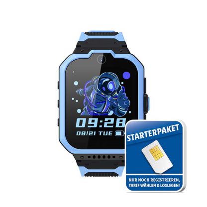 ZTE Kidswatch K1 Pro blau von vorne