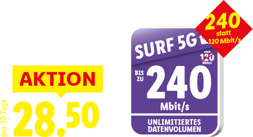 Tarif SURF 5G
